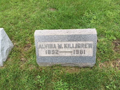 Alvina Krausse Killigrew gravestone, Class of 1911