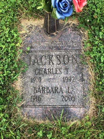 Barbara Harris Jackson gravestone, Class of 1932