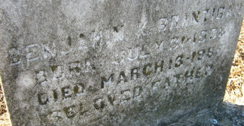Benjamin Brantigan gravestone, Class of 1927