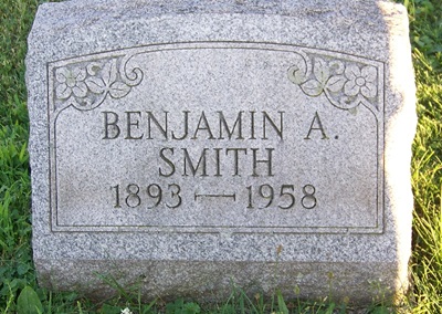 Benjamin Smith gravestone, Class of 1912