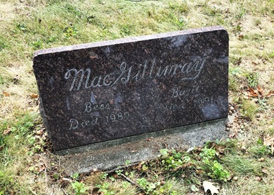 Bessie Banks MacGillivray gravestone, Class of 1910