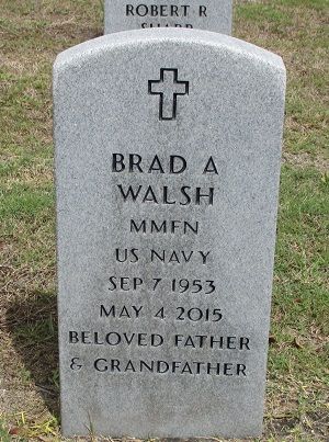 Brad Walsh gravestone, Class of 1972