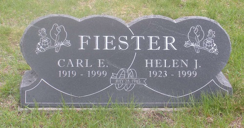 Carl Fiester gravestone, Class of 1937