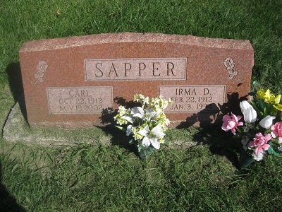 Carl Sapper gravestone, Class of 1931