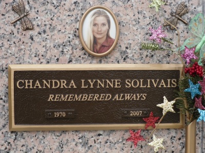 Chandra Solivais gravestone, Class of 1988