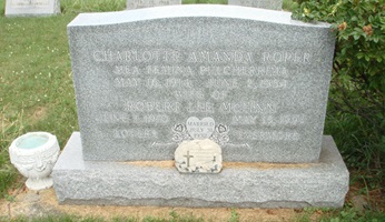Charlotte Roper McLinn gravestone, Class of 1932