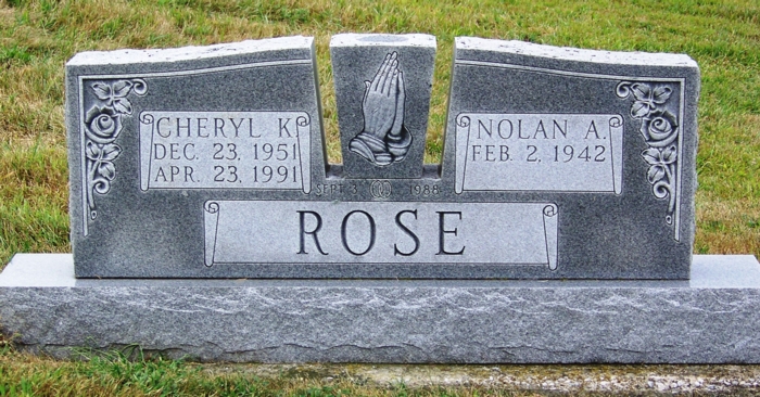 Cheryl Marler Rose gravestone, Class of 1968