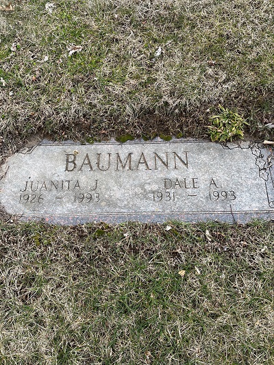 Dale Baumann gravestone, Class of 1949