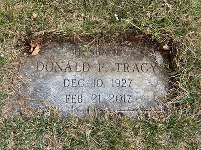 Donald Tracy gravestone, Class of 1945