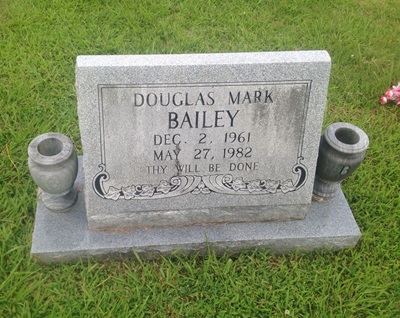 Douglas (Doug) Bailey gravestone, Class of 1980