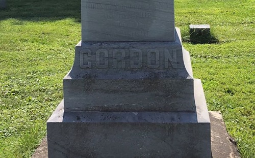 Edwin Gordon gravestone, Class of 1896