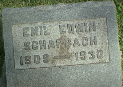 Edwin Scharbach gravestone, Class of 1927
