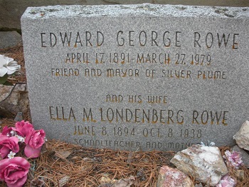 Ella Londenberg Rowe gravestone, Class of 1912