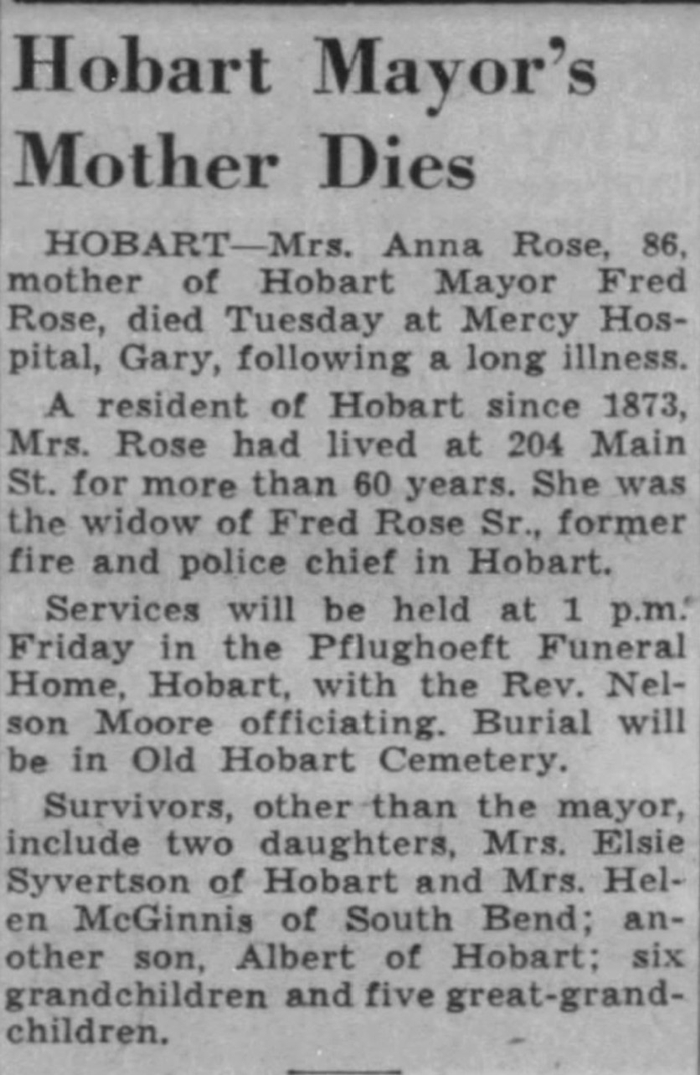 Article mentioning Elsie Rose Syvertson, Class of 1911