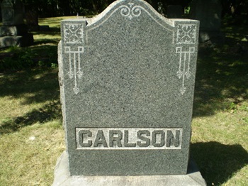 Eric Carlson gravestone, Class of 1907