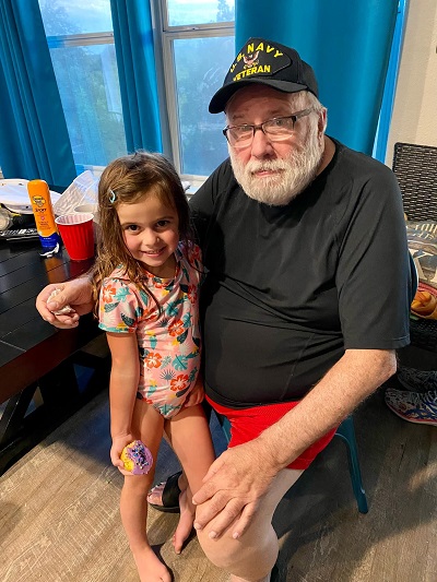 Ernie Hatton with his granddaughter Remy (Patrick Hatton's daughter)