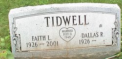 Faith Grabill Tidwell gravesite