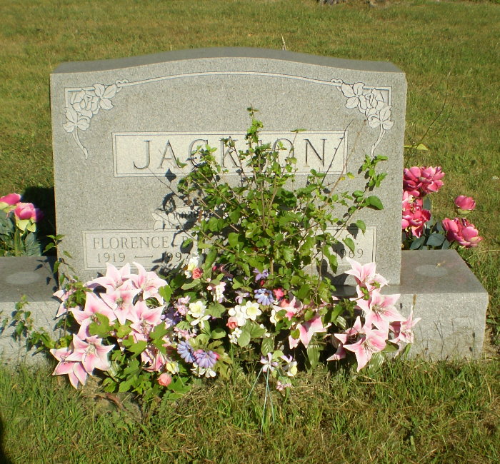 Florence Rossow Jackson gravestone, Class of 1937