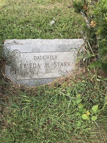 Frieda Stark gravestone, Class of 1921