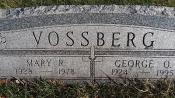 George Vossberg gravestone, Class of 1942