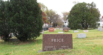 Gordon Price gravestone, Class of 1912