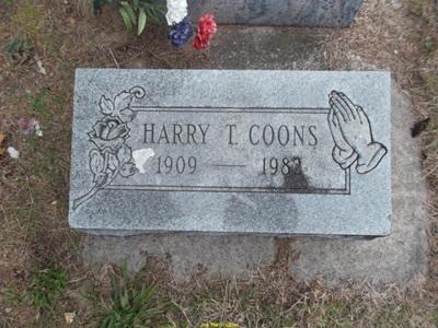 Harry Coons gravestone, Class of 1927