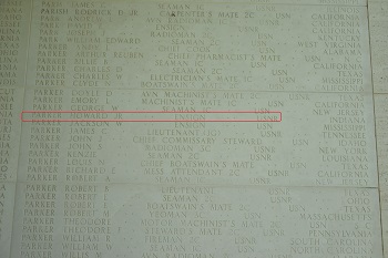Howard Parker memorial (annotated), Class of 1940