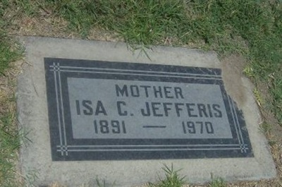 Isa Bullock Jefferis gravestone, Class of 1911