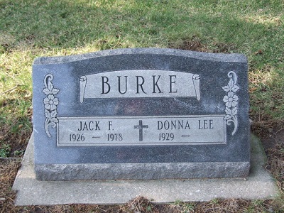 Jack Burke gravestone, Class of 1945