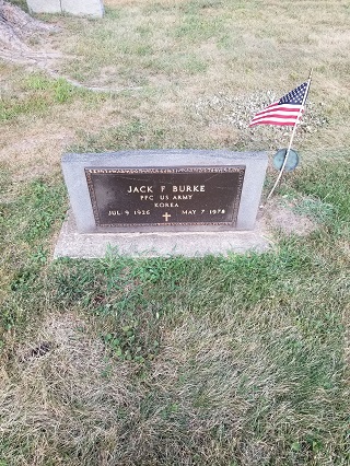 Jack Burke gravestone, Class of 1945