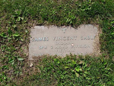 James (Jim) Sable gravestone, Class of 1964