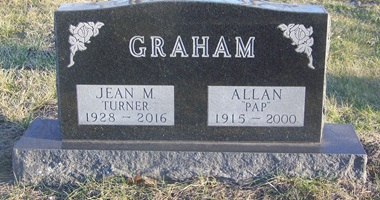 Jean Walker Turner Graham gravestone, Class of 1941