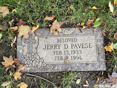 Jerry Pavese gravestone, Class of 1951