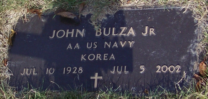 John Bulza gravestone, Class of 1947