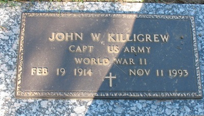 John "Jack" Killigrew gravestone, Class of 1931