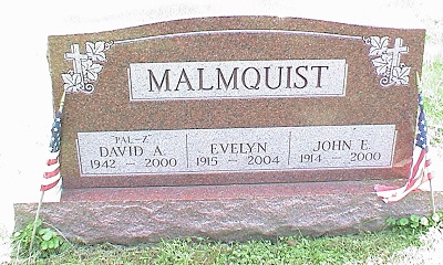 John Malmquist gravestone, Class of 1932