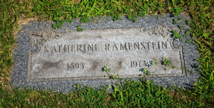 Katherine Ramenstein gravestone, Class of 1912