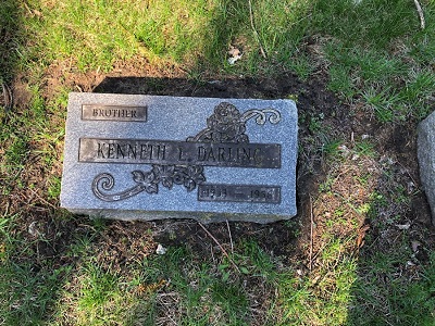 Kenneth (Kenny) Darling gravestone, Class of 1952