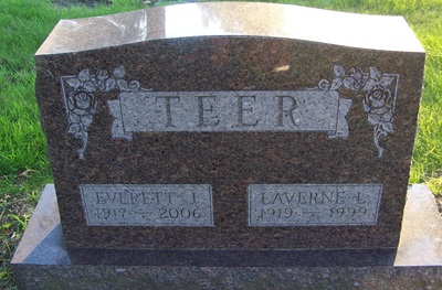 LaVerne Gibbs Teer gravestone, Class of 1937