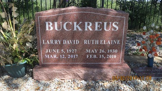 Larry Buckreus gravestone, Class of 1947