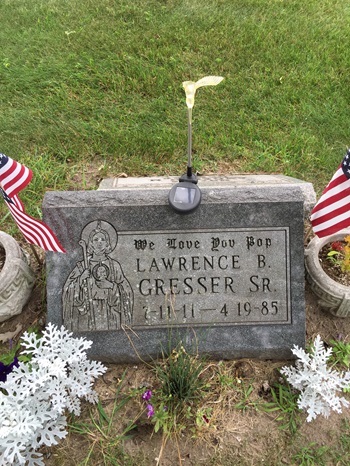 Lawrence Gresser gravestone, Class of 1931