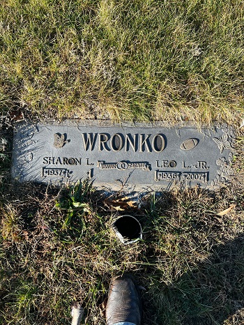 Leo Wronko gravestone, Class of 1956