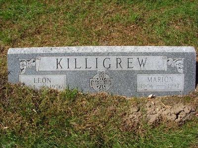 Leonn Killigrew gravestone, Class of 1912