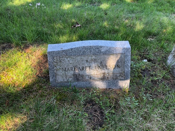 Margaret Howatt Nelson gravestone, Class of 1945