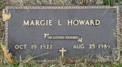 Margie Louks Howard gravestone, Class of 1940