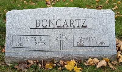 Marian Bonath Bongartz gravestone, Class of 1931