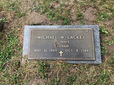 Michael (Mike) Lackey gravestone, Class of 1967