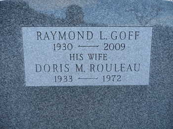 Raymond Goff gravestone, Class of 1948