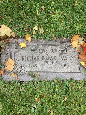 Richard Max Pavese gravestone, Class of 1953