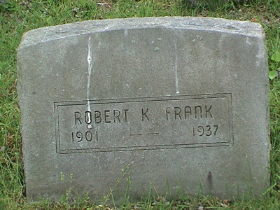 Robert Frank gravestone, Class of 1920
